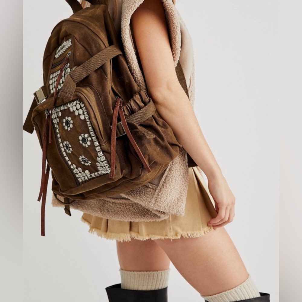 FREE PEOPLE Berlin Studded backpack